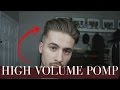 High Volume Messy Pompadour | Mens Hairstyle 2016 | Bald Fade Hairstyle