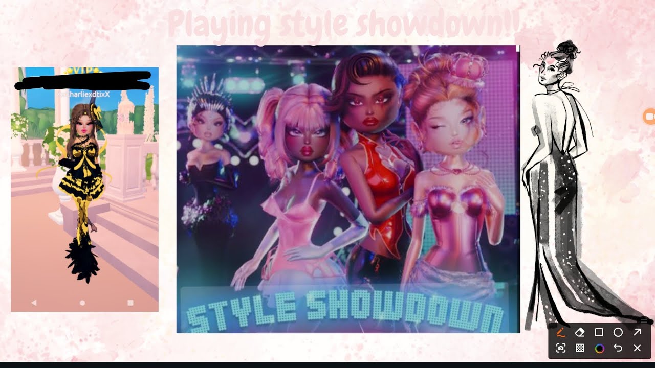 Playing style showdown in #dresstoimpress - YouTube
