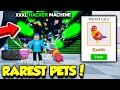 I GOT THE RAREST EXOTIC PETS IN LAUNDRY SIMULATOR UPDATE AND THE BEST XXXL HACKER MACHINE! (Roblox)