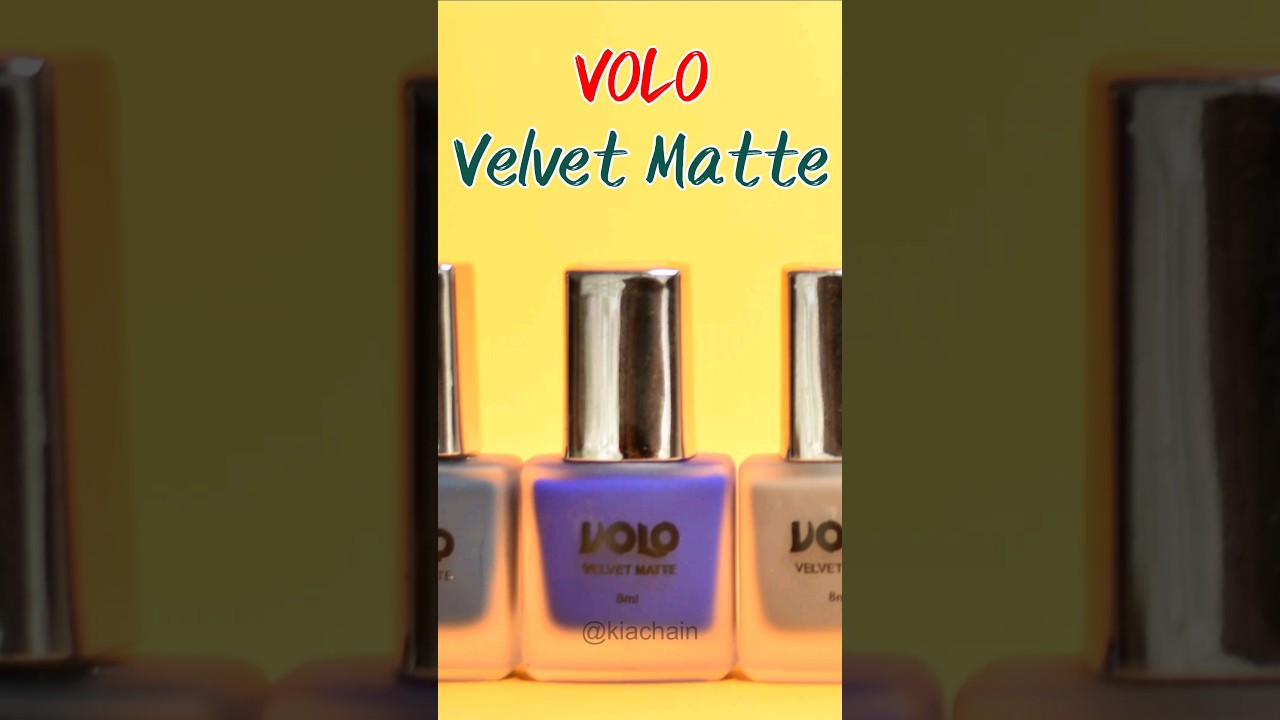 Volo Velvet Matte Quick swatches ❤️💙✨️ 