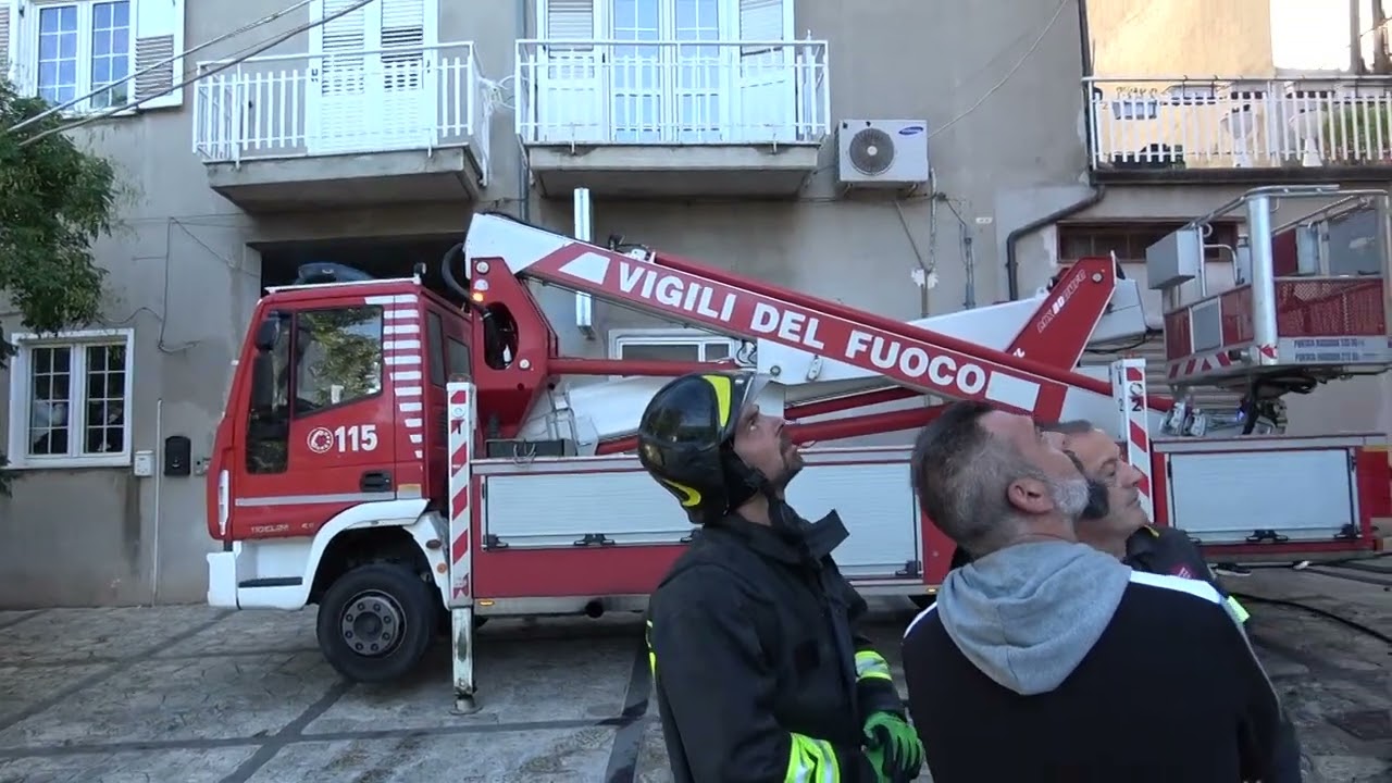 Il sopralluogo all'interno di ciò che resta del Santuario di San Ciriaco