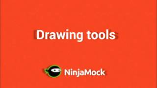 How to make wireframes using the drawing tools in NinjaMock