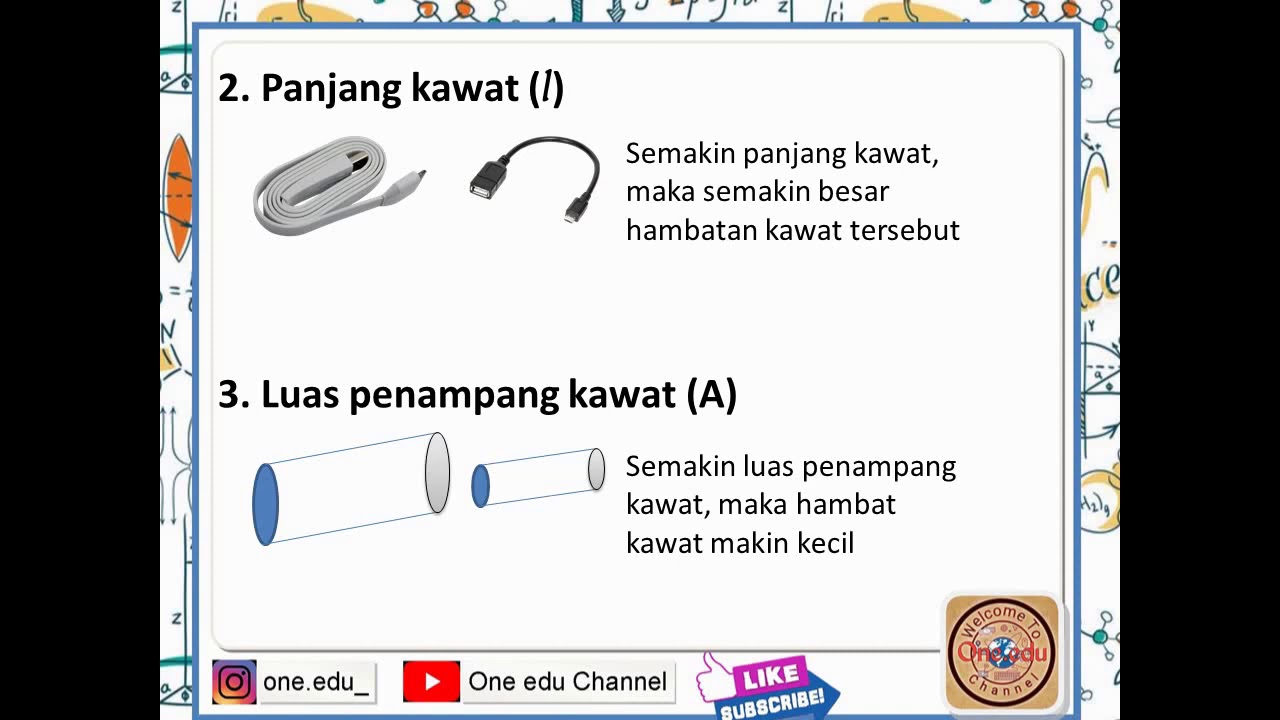 LISTRIK DINAMIS bagian 2 HUKUM OHM DAN HAMBATAN KAWAT - YouTube