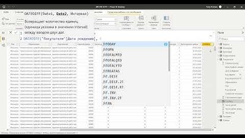 Power BI. Power Pivot. 02. Простейшие меры.