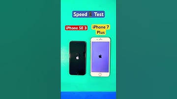 iPhone SE 3 vs iPhone 7 Plus #iphone #iphonese3 #iphone7plus #speed #test
