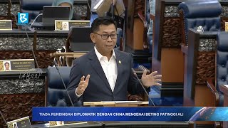 Tiada rundingan diplomatik dengan China mengenai Beting Patinggi Ali