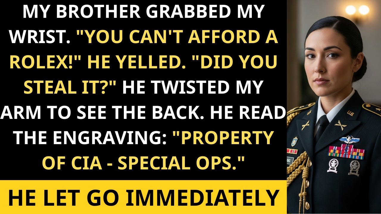 “You Can’t Afford That Watch,” My Brother Yelled — Until He Read The Engraving