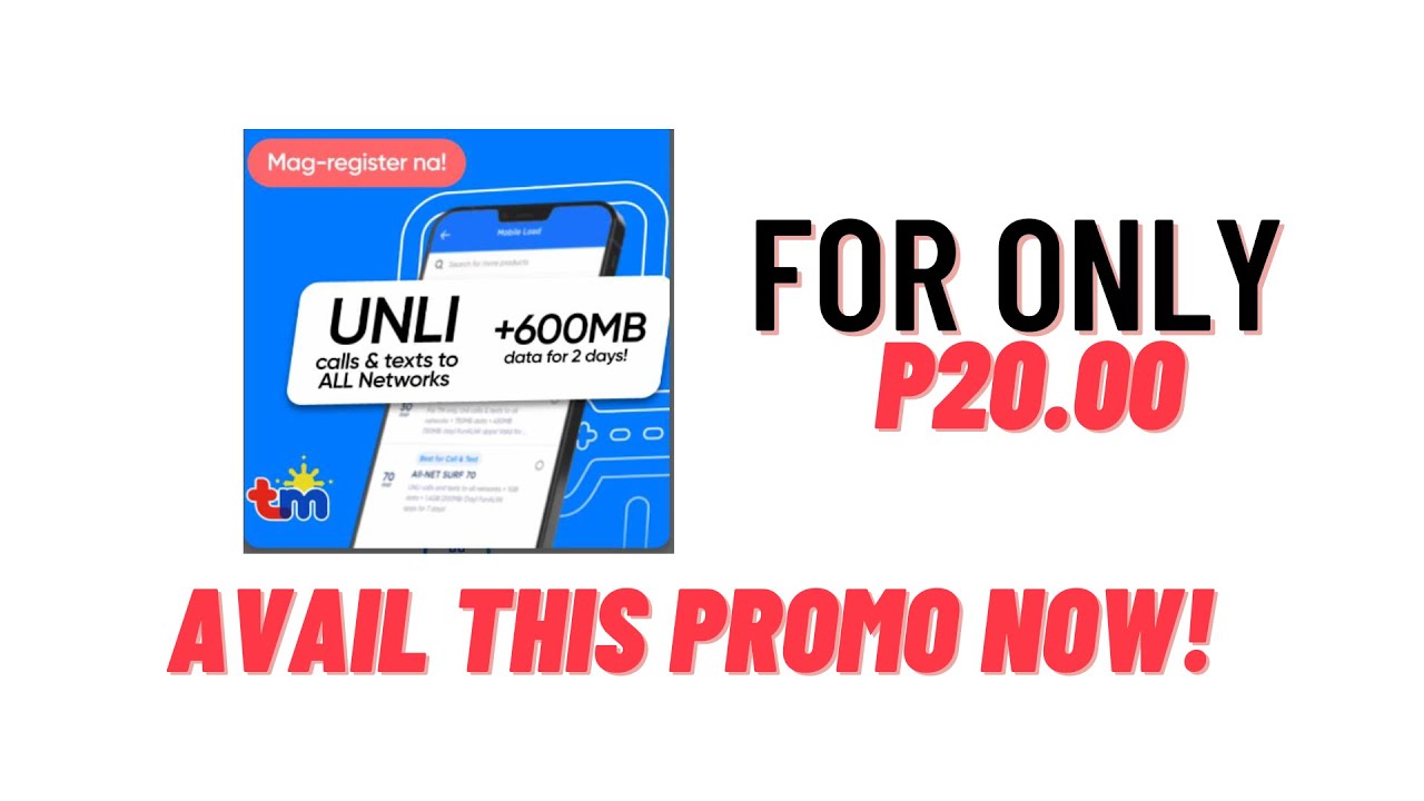 2 DAYS UNLICALL & TEXTS TO ALL NETWORK + 600 MB DATA   |  AN20 FOR TM