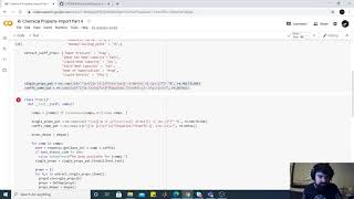 Python Tutorial: Getting Chemical Properties Part 4 (Classes and Regular Expressions)
