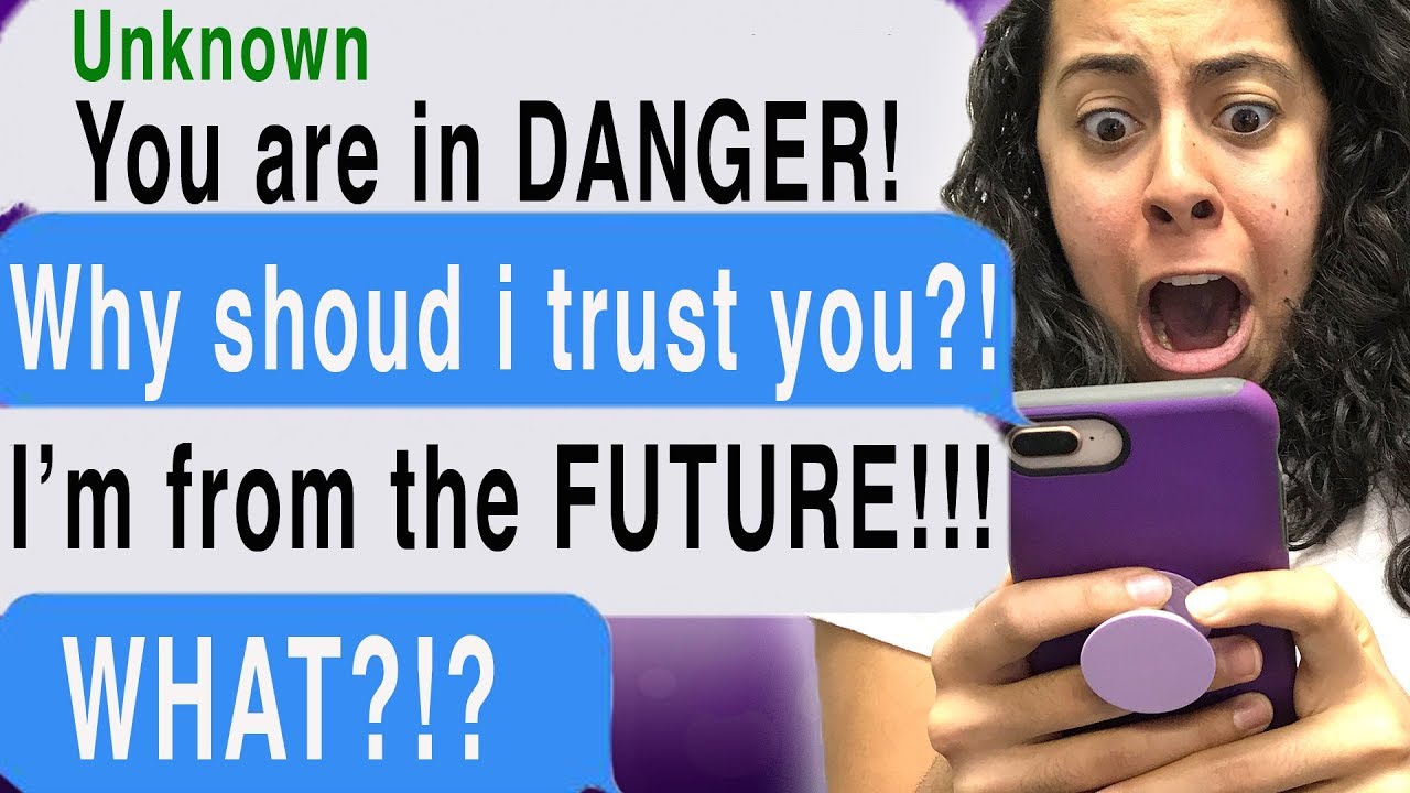 Texting Someone From The Future!!! (Texts From The Future | Scary Text Message Tap)