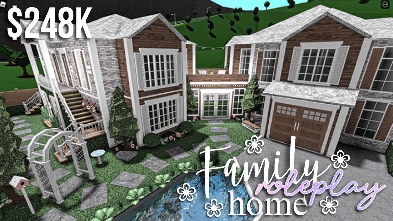 Family Roleplay Home Roblox Bloxburg Gamingwithv Youtube