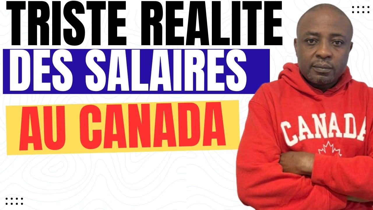 Triste réalité des salaires actuels des immigrants au Canada.