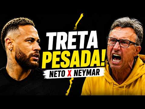 NETO EXPLODIU após Neymar XINGAR ele... ENTENDA A TRETA!