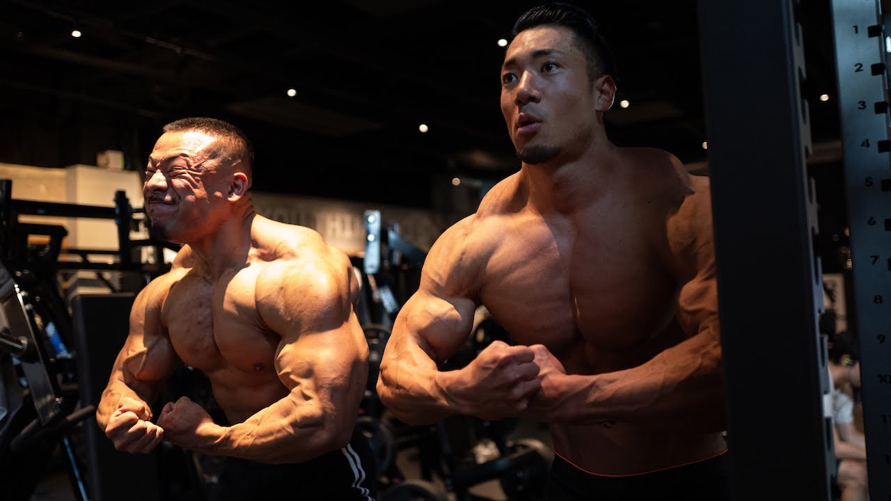 ポパイ関根×竹本直人 CHEST DAY PRE WORKOUT VIDEO - YouTube