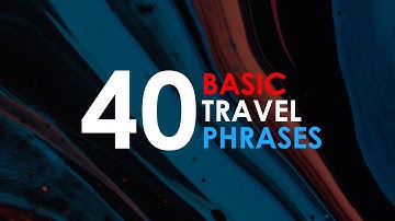 40 Basic Phrases For Travel In French | Beginner Lesson | The Frenchville