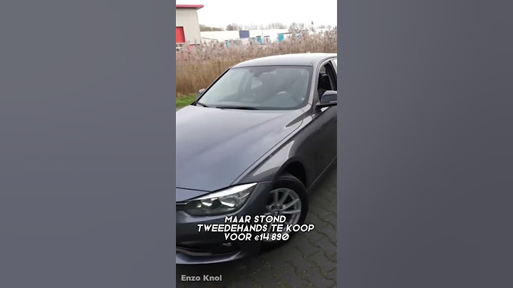 Deze auto geeft Enzo Knol aan Bas ❤️