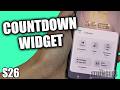 How to Add a Countdown Widget to the Lock Screen on Galaxy S26/S26+/Ultra