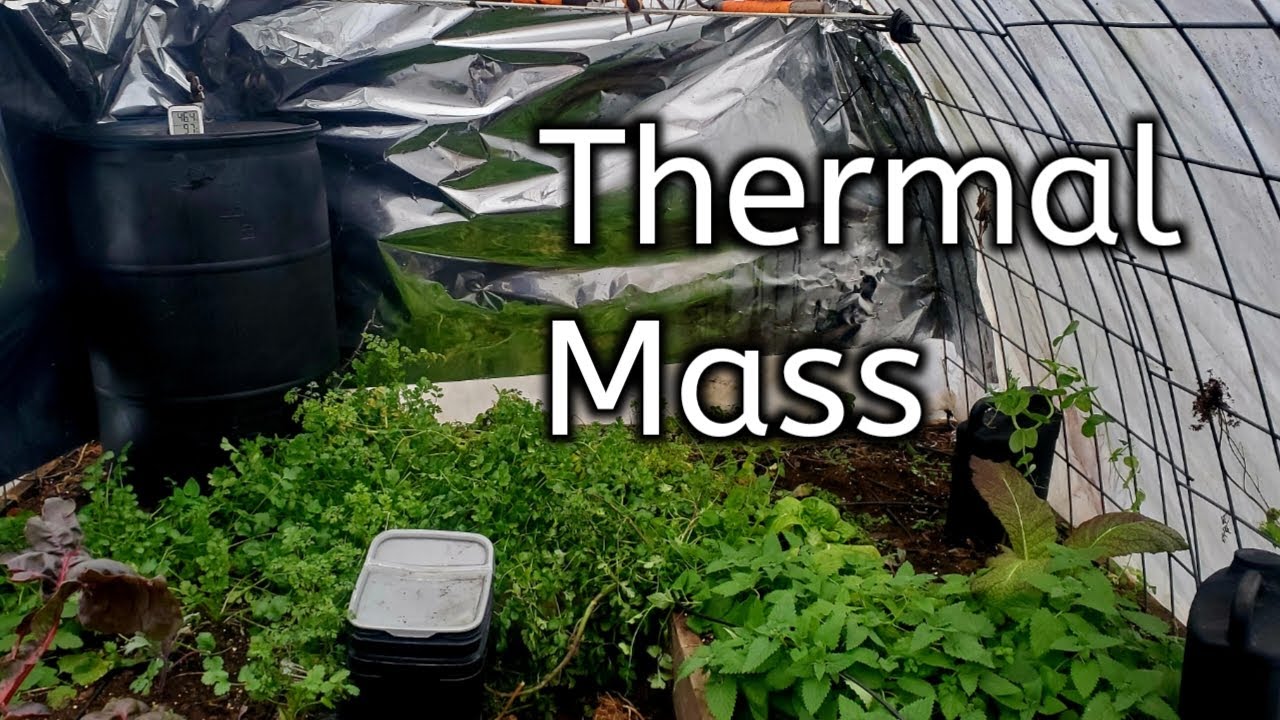 Heating Greenhouse Experiment Using Thermal Mass YouTube