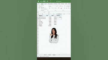"Excel Hacks: Add Total Rows & Columns Like a Pro!"#shortvideo