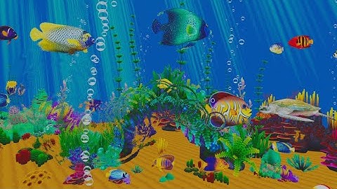 Interactive floor. Under sea