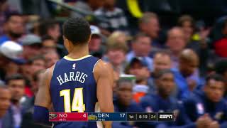 Gary Harris Drains Two Straight 3 Pointers Vs Pelicans For The Perfect Start