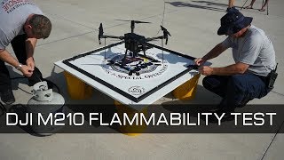 Southern Manatee Fire Rescue DJI M210 Flammability Test