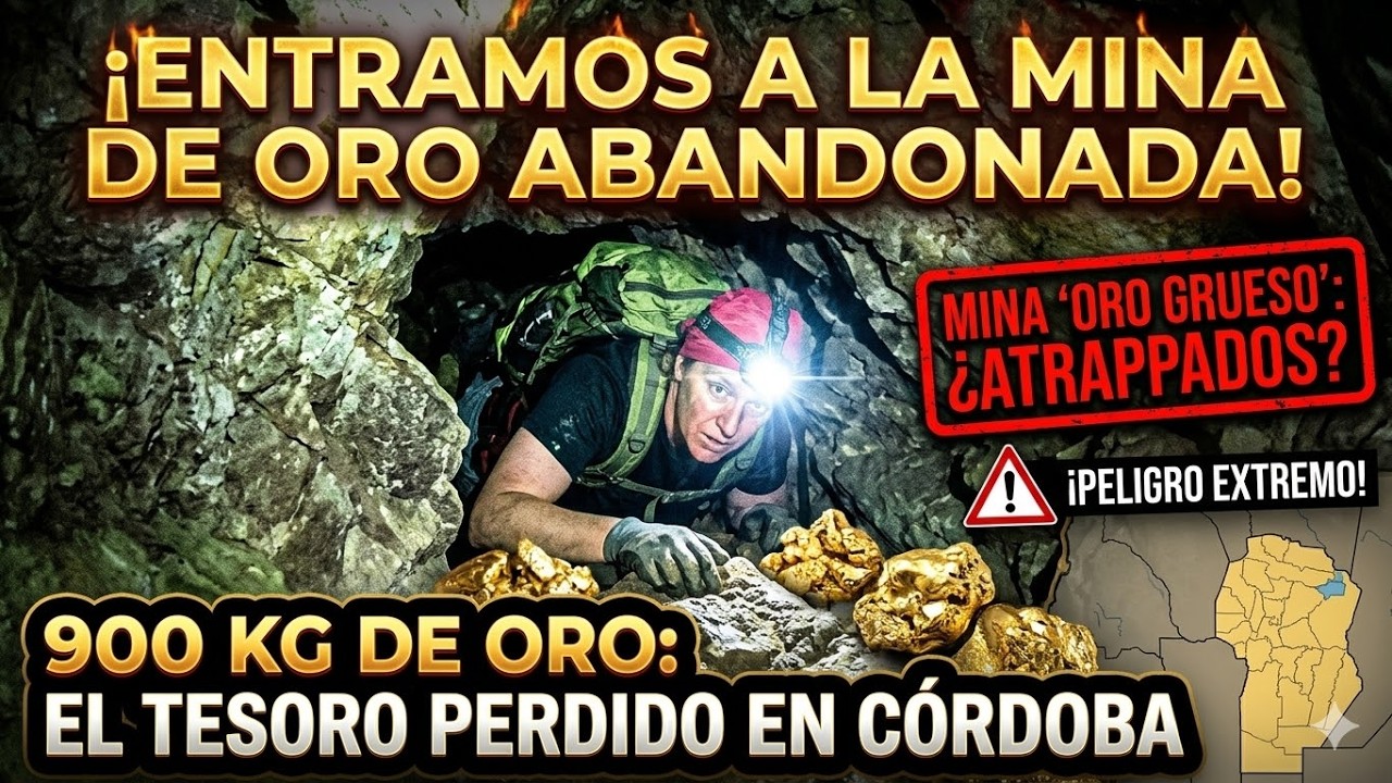 MUY ADENTRO DE UN PIQUETE de UNA MINA DE ORO! - ¿Dónde se encuentran las minas de oro en Argentina?