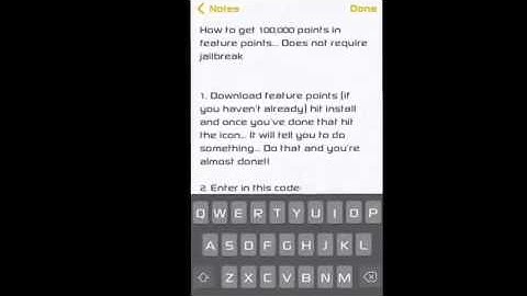 Feature points hack 100,000 points