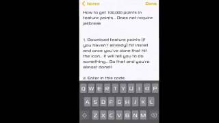 Feature points hack 100,000 points