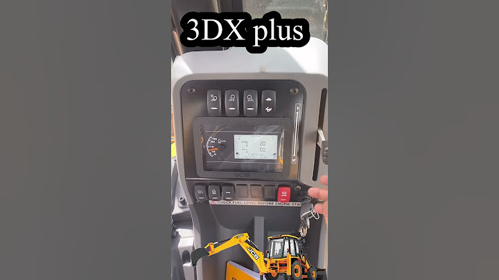 New JCB 3DX plus