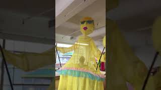 A Giant Parade Puppet w/ Frills