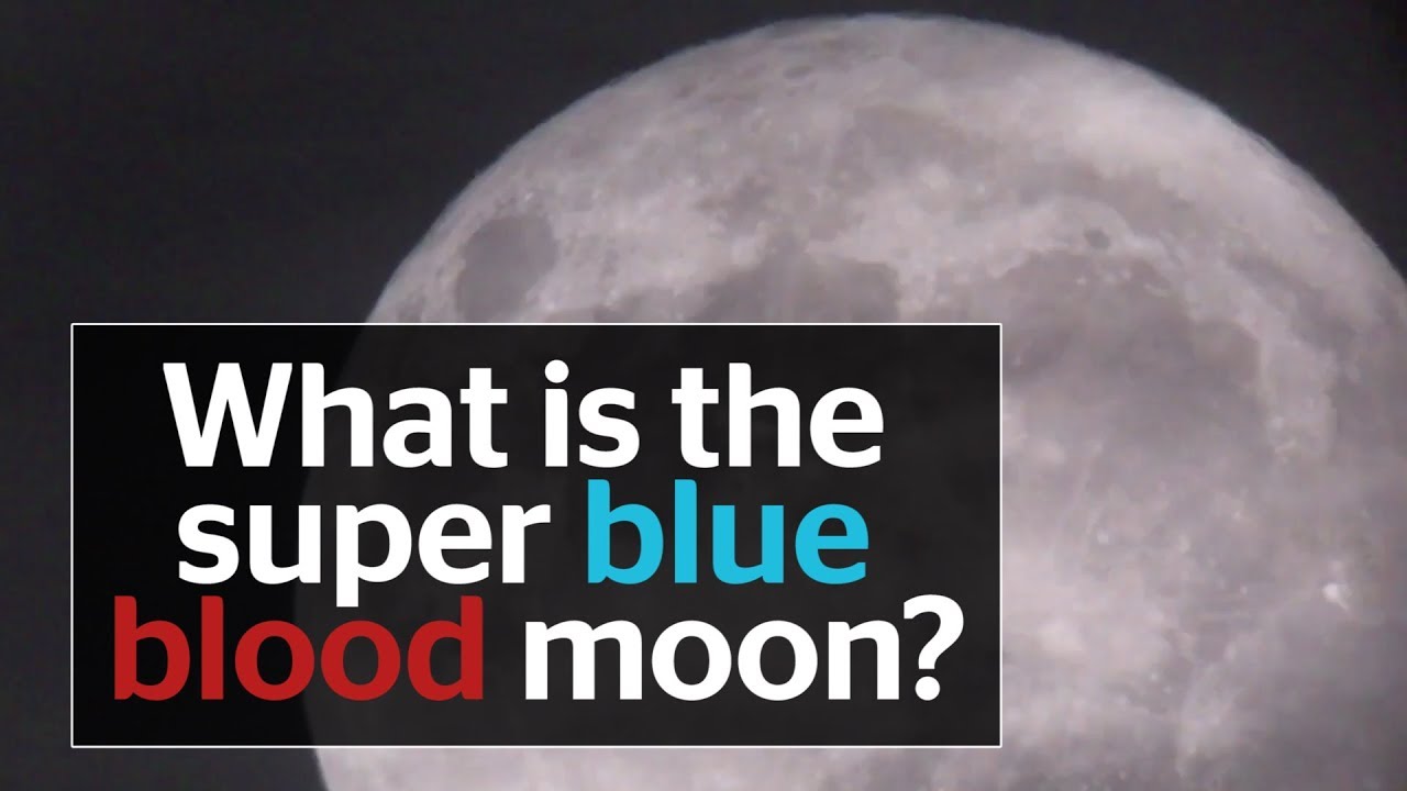 What is the super blue blood moon? - YouTube