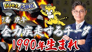 [60 Zodiac Signs Commentary Series] Number 7: Gengwu [Sprinting Cheetah] Born in 1990