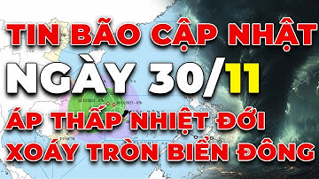 🔴TRỰC TIẾP: Áp thấp nhiệt đới giật cấp 9, 24 giờ tới sẽ gây ảnh hưởng tới nhiều vùng