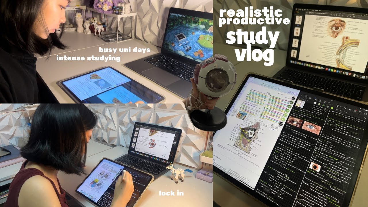 Реалистичный и продуктивный видеоблог об учебе в стоматологии 𐙚 | напряженные дни, непрерывная уч...