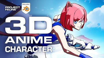 Making a 3D Anime Character | Project Feline Devstream