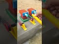 DIY Mini Water Tank Construction | ElectricTransformer Motor Water Pump @sanocreator #shorts