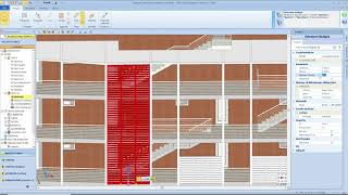 Den Sonnenschutz eines Reihenhauskomplexes mit #BIM #Edificius #59 gestalten