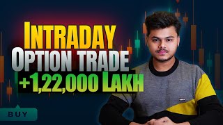 Intraday Live Option Trade || Advance Analysis Using Fibonacci