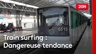 Train surfing : la dangereuse tendance qui gagne le métro parisien