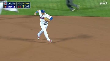CHC@NYM: Cabrera makes a strong running throw
