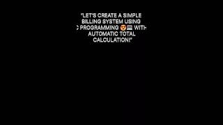 🛒 Simple Product Billing Program in C#coding #cprogramming#codclips  #cprojets#viralshort#shortfeed