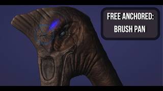 Free Anchored: Brush Pan - Blender Addon Showcase