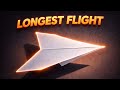Longest Flying Paper Airplane ✈️ | Best Paper Plane That Flies Far