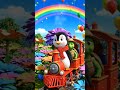 Penguin and Turtle train.#kidsvideo #cartoon #funny #entertainment # #youtube short#nasso kids TV