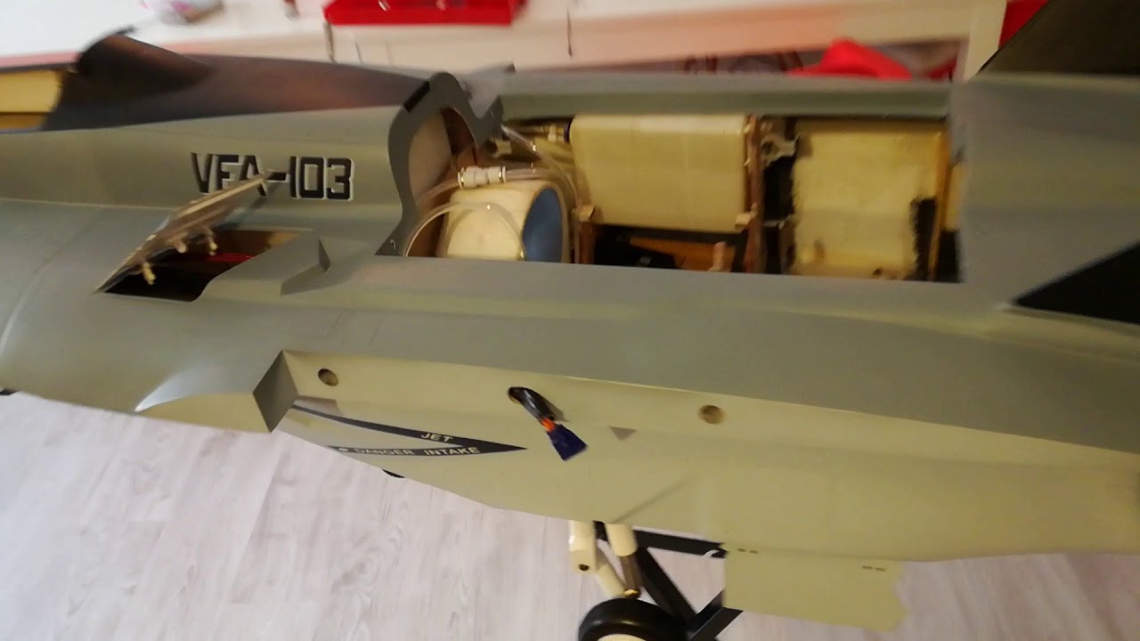 Fly Eagle Jet FEJ F-18 1:7 Scale - Eletron ER-50eVo  Electric Retract Conversion- Part II