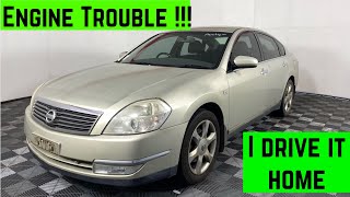 I buy a 2006 Nissan Maxima / Teana / Cefiro at a car Auction for $909 Sight Unseen and drive it home