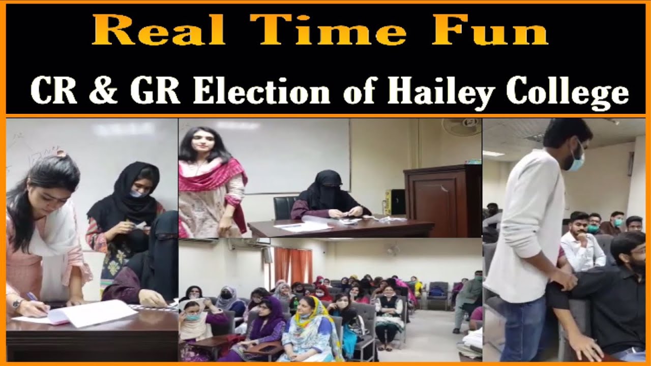 University Girls And Boys Real Time Fun CR And GR Election Video 