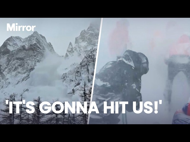 TERRIFYING moment KILLER avalanche tears through Italian ski resort leaving  three people ᴅᴇᴀᴅ - YouTube