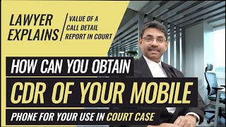 How Can You Procure CDR [Call Details Report] of A Mobile Phone in Court Cases